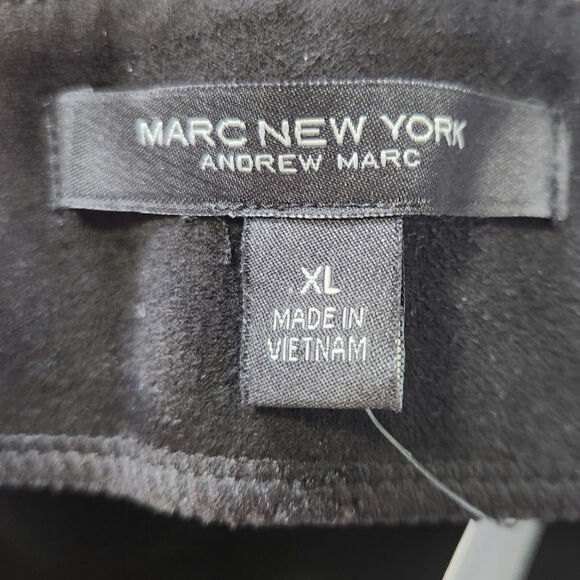 NWT Marc New York Andrew Marc Pull on Faux leather & Velvet Pants Size XL - Picture 9 of 9